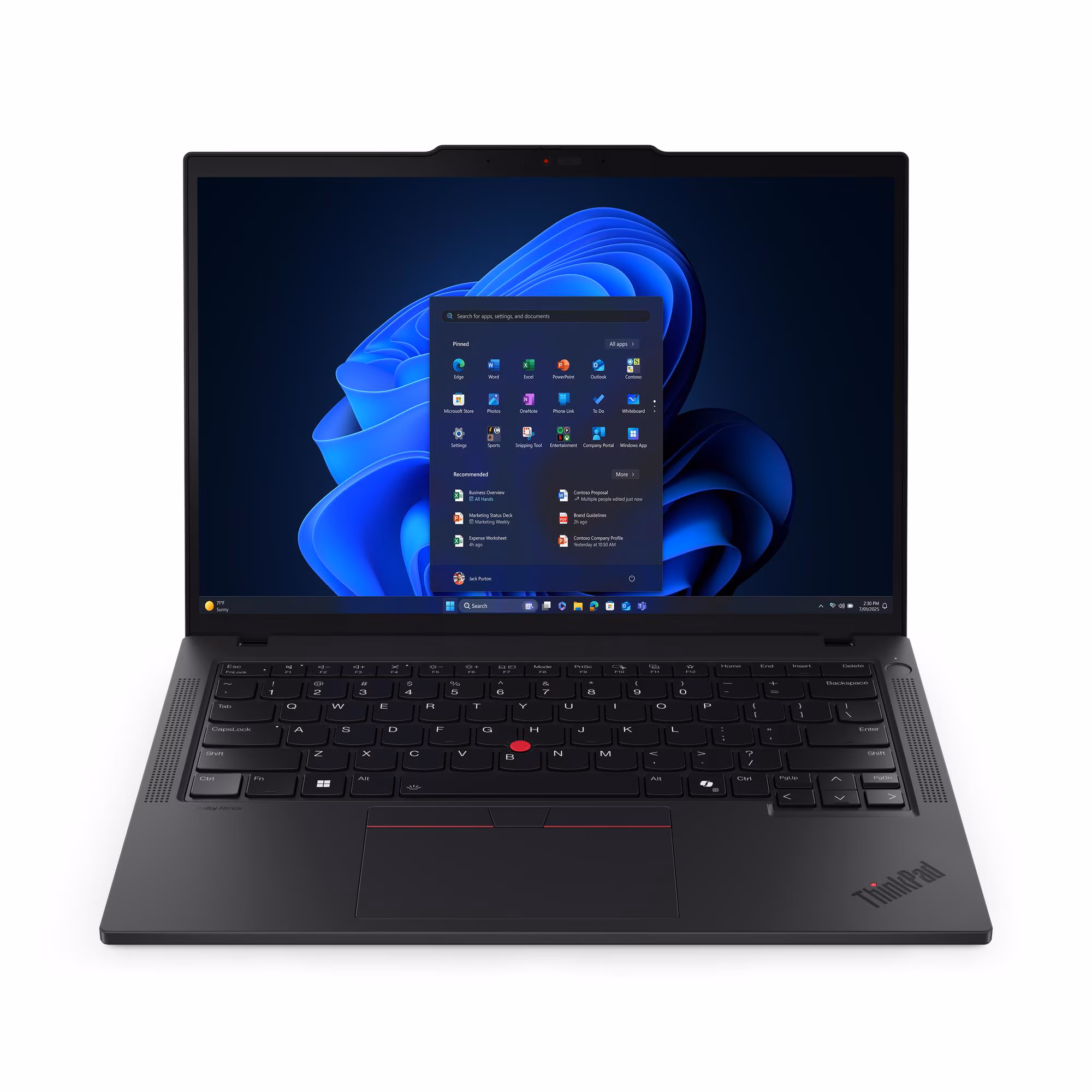 T14,U7-255U,16GB DDR5,512GB SSD M.2 2280 TLC G4,Integrated,No OS,14.0"(21QC001QUE) - Image 2